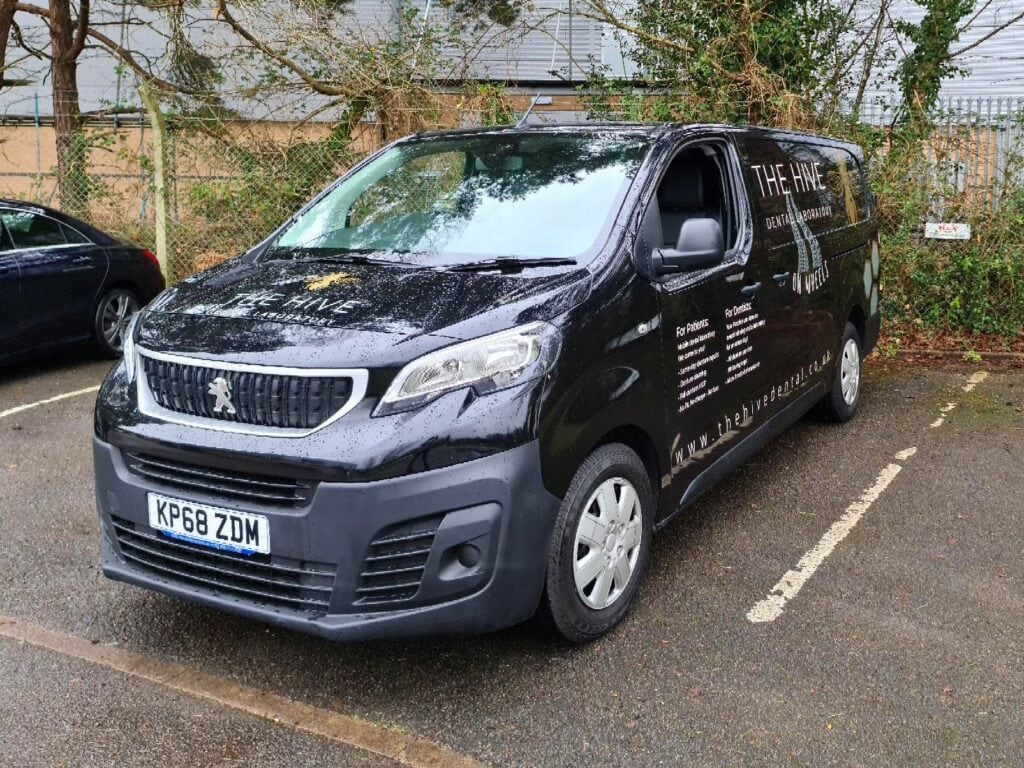 Mobile denture repair service van