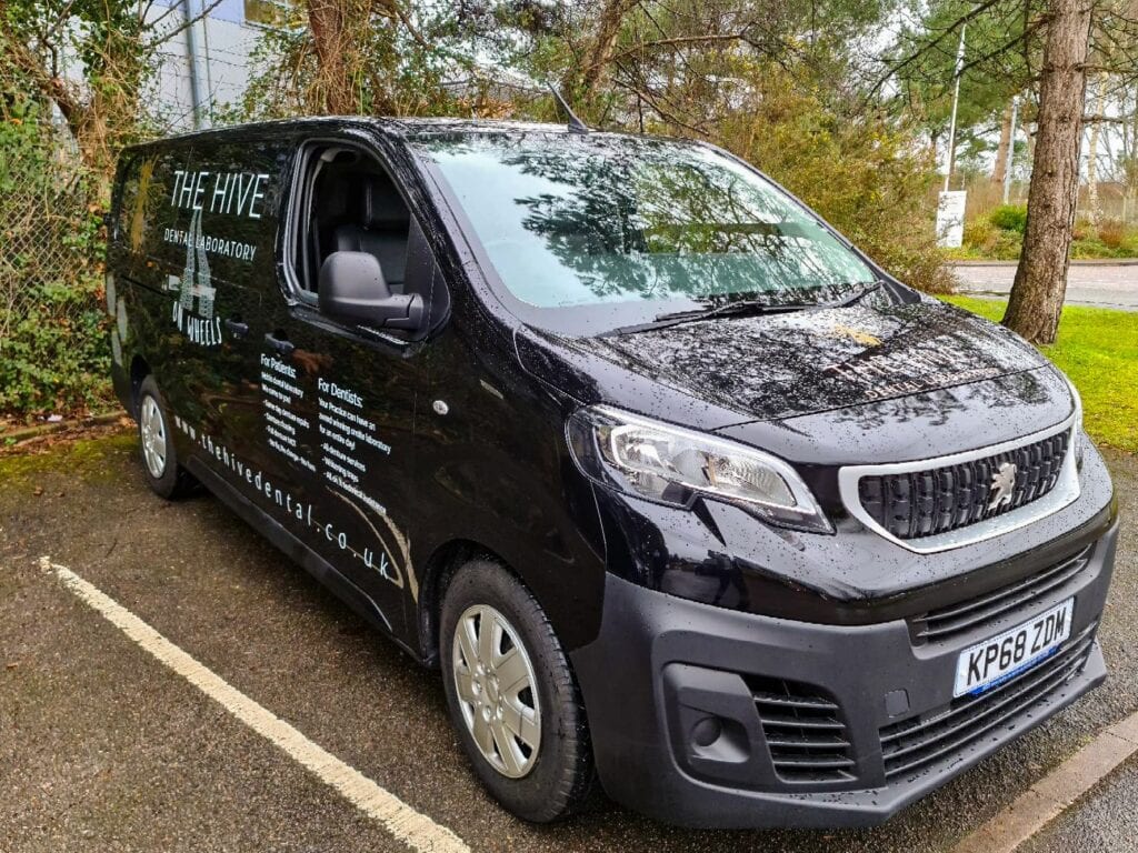 Mobile denture repair service van