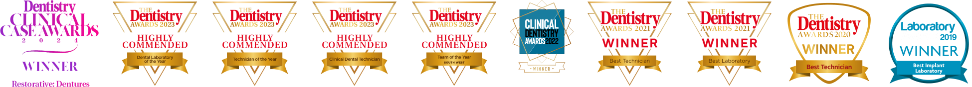 The Hive Dental Laboratory awards